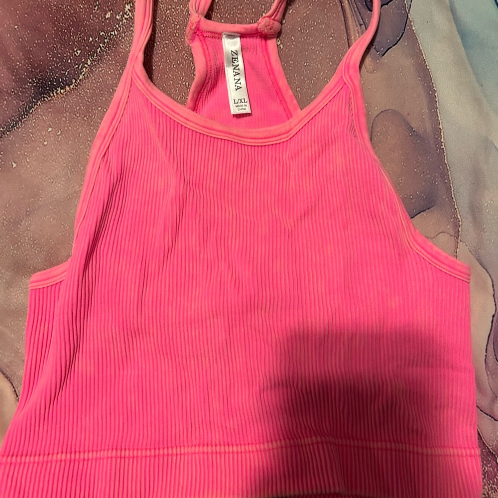 Zenna Pink Crop Top